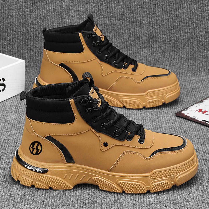 Women's trendy high-top sneakers with non-slip sole and breathable construction Mune Fashion