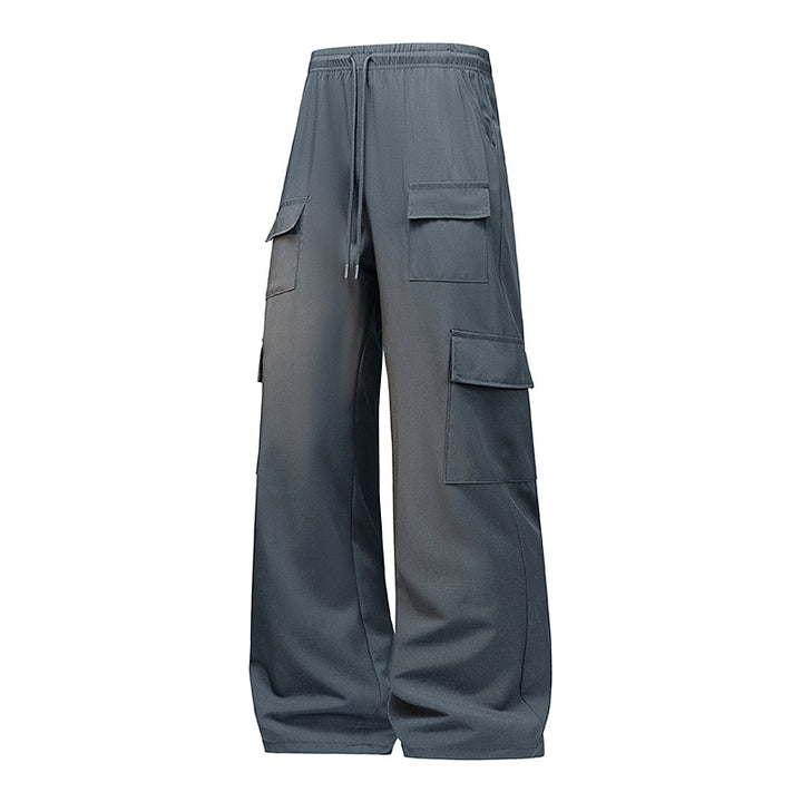 Men's Fashion Cargo Pants with Elastic Waistband and Practical Pockets Mune Fashion