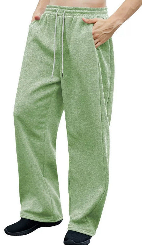 Women's wide lounge pants with high comfort waistband, elastic drawstring and side slant pockets Mune Fashion