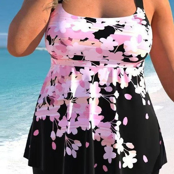 Women’s swim set with floral top and shorts Mune Fashion