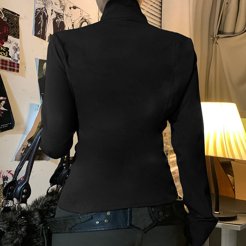 Women's tailored utility military jacket with stand-up collar, shoulder epaulettes, and applied flap pockets Mune Fashion