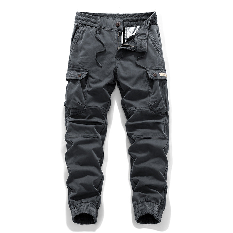 Men's Tactical Cargo Jogger with Stretch Insert, Drawstring Waistband and Flap Pockets Mune Fashion