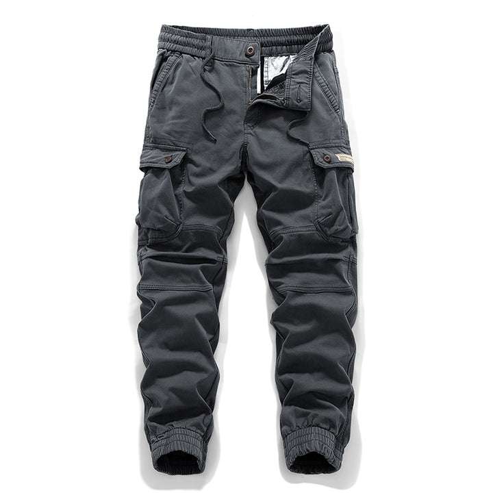 Men's Tactical Cargo Jogger with Stretch Insert, Drawstring Waistband and Flap Pockets Mune Fashion