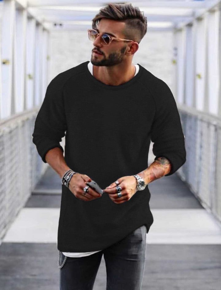 Mune | Men's casual sweater with innovative knit pattern