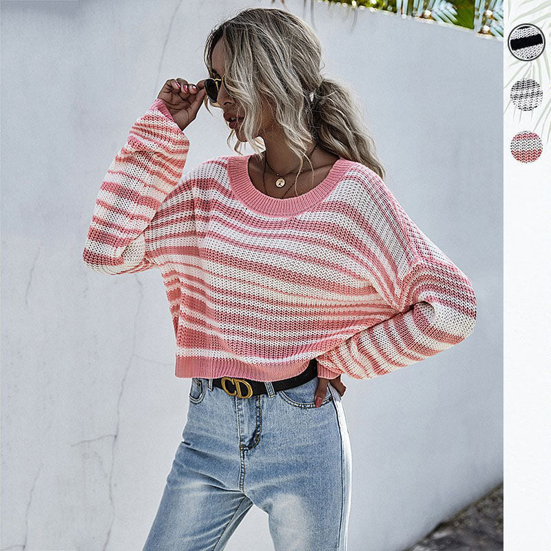 Women Casual Knit Sweater with Oversized Fit Mune Fashion