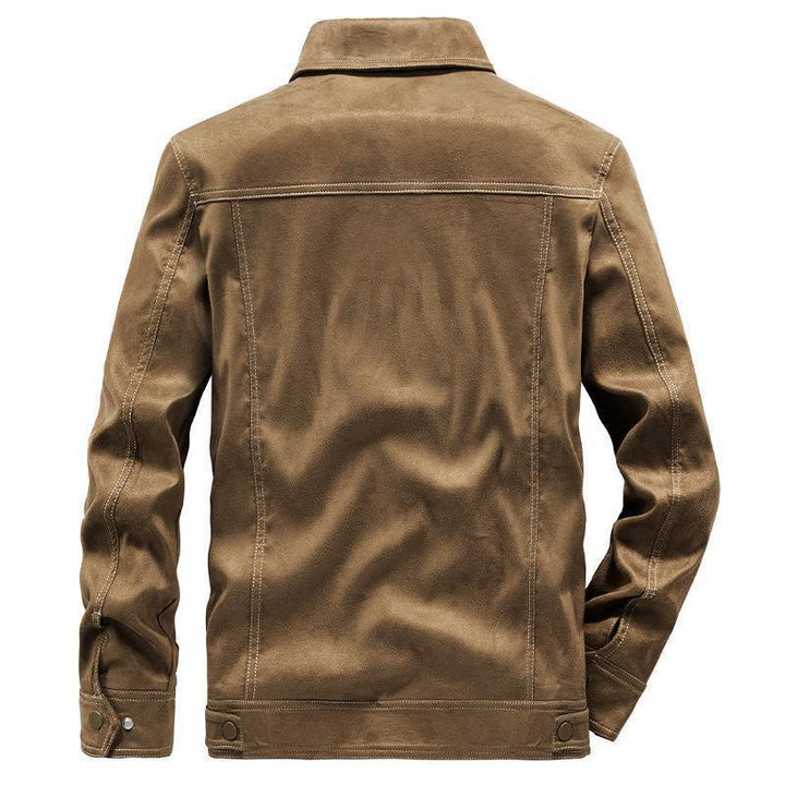 Men's Stylish Suede Jacket Mune Fashion