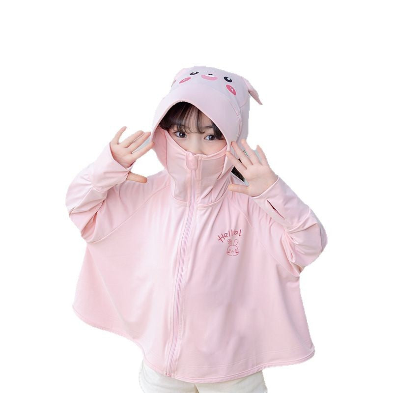 Women lightweight UV protection jacket with hood and zipper Mune Fashion
