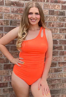 Ladies Stylish One-Sided Swimsuit Mune Fashion