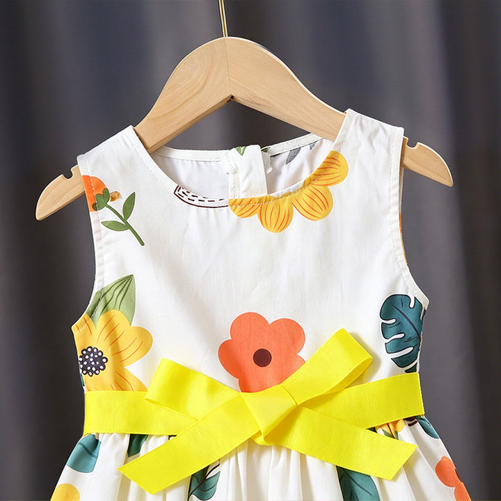 Girls summer dress with colorful polka dot design Mune Fashion