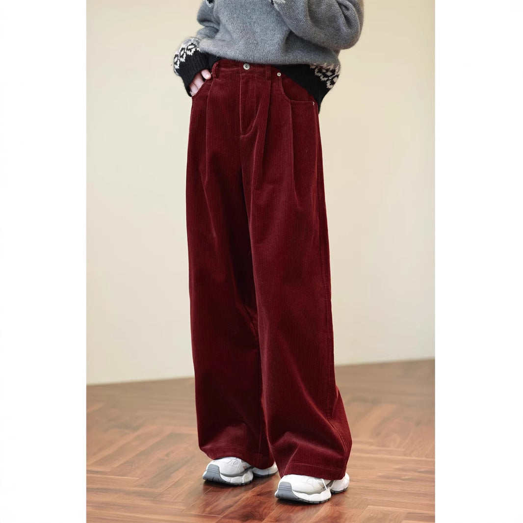 Women's Wide Cut Corduroy Pants Mune Fashion