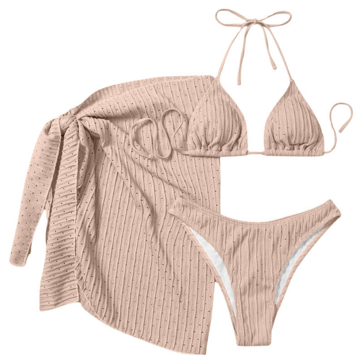 Women's triangle bikini with playful ruffle design and elastic straps Mune Fashion