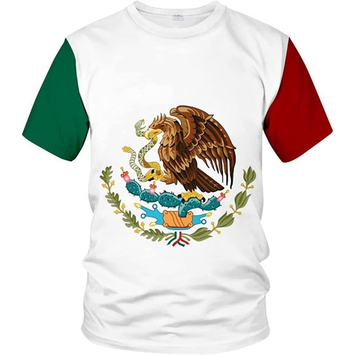 Unisex nan customizable fan jersey with back print, breathable functional fabric and Mexico crest Mune Fashion