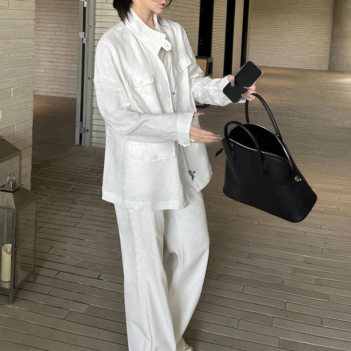 Women Casual Transitional Jacket with Practical Pockets Mune Fashion
