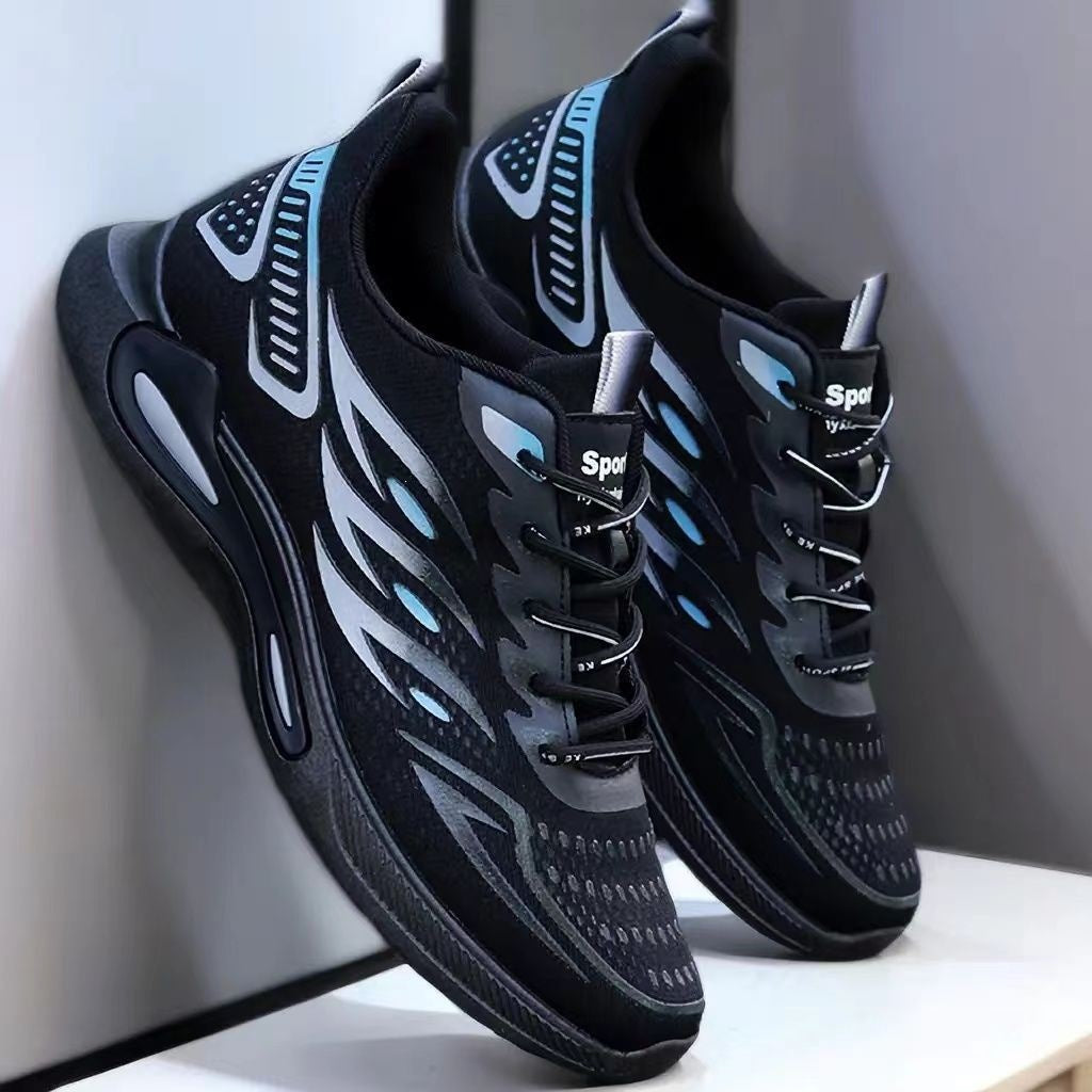 Men's Sporty Cushioning Sneakers with Breathable Mesh Mune Fashion