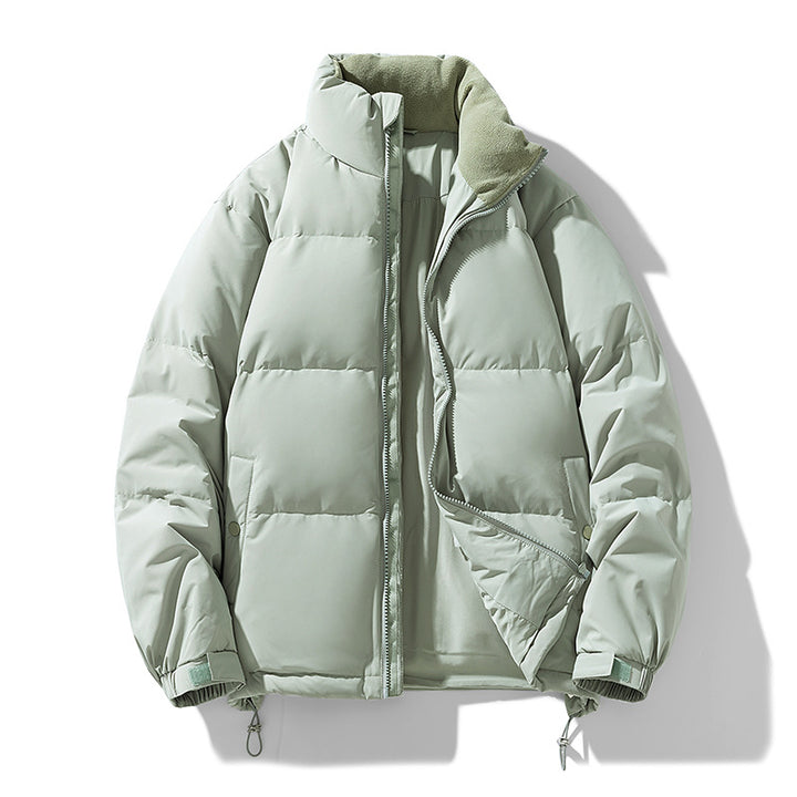 Damen Wattierte Steppjacke mit hohem Kragen und Teddyfutter Mune Fashion