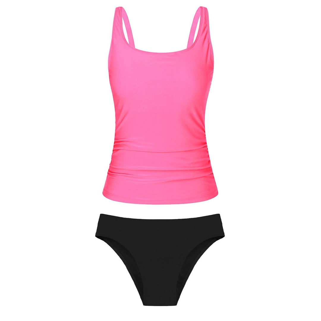 Women's bikini set with floral top and classic bottom Mune Fashion