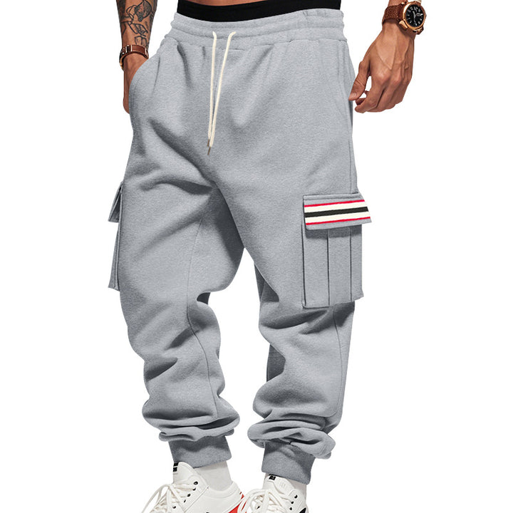 Men's Cargo Jogging Pants with Multiple Pockets and Drawstring Mune Fashion