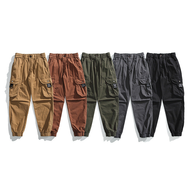 Men's Relaxed-Fit Ripstop Cargo Jogger Pants with D Ring and Multiple Pockets Mune Fashion