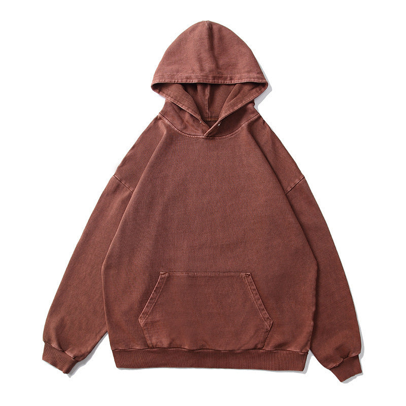 Unisex Oversized Hoodie with Kangaroo Pocket and Vintage Wash Mune Fashion