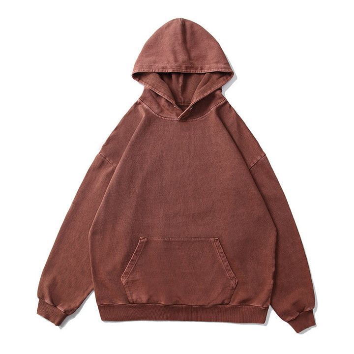 Unisex Oversized Hoodie with Kangaroo Pocket and Vintage Wash Mune Fashion
