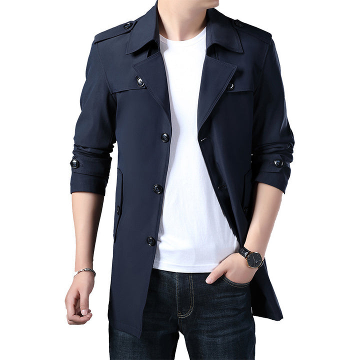 Men's fashionable and elegant trench coat jacket Mune Fashion