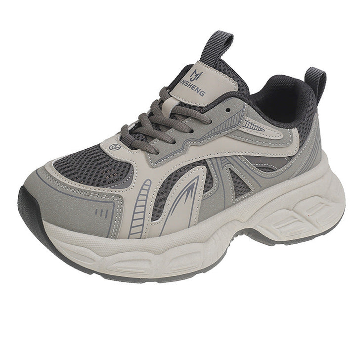 Women's Sporty Sneakers with Breathable Mesh and Cushioning Sole Mune Fashion
