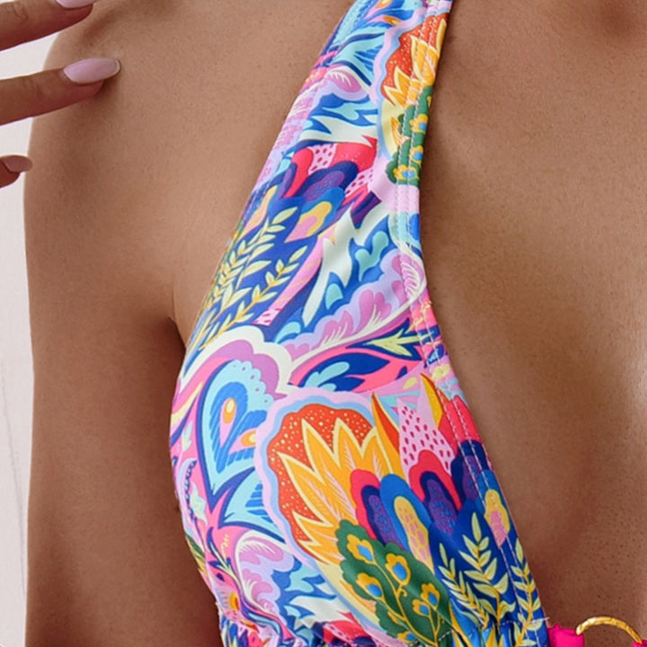 Women Triangle Bikini with fashionable bow detail Mune Fashion