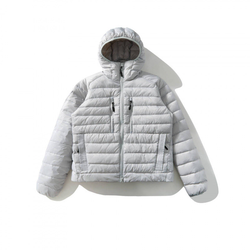 Women's ultra-light padded jacket with hood, down look and windproof outer shell Mune Fashion