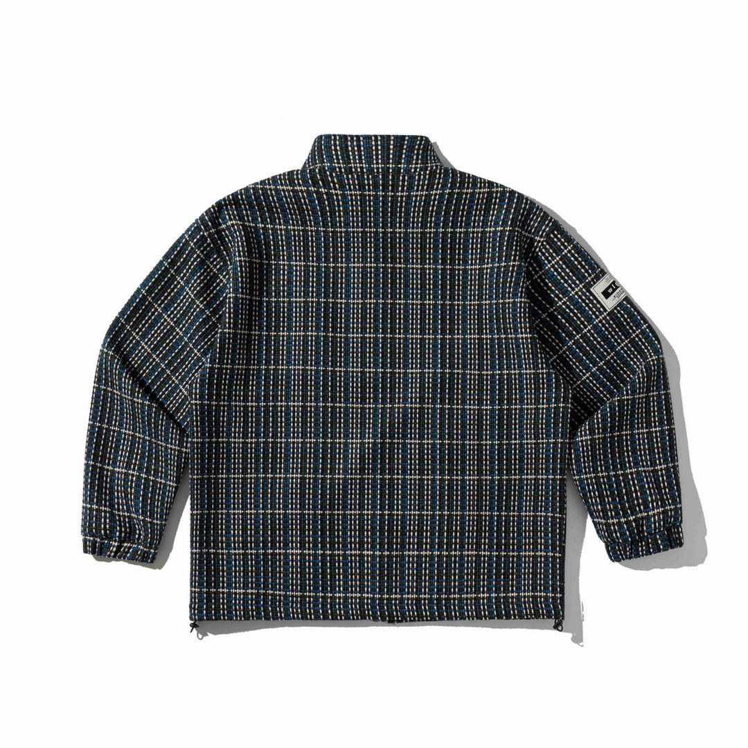 Unisex Castly tailored wool-look field jacket with high stand-up collar and zip pockets Mune Fashion