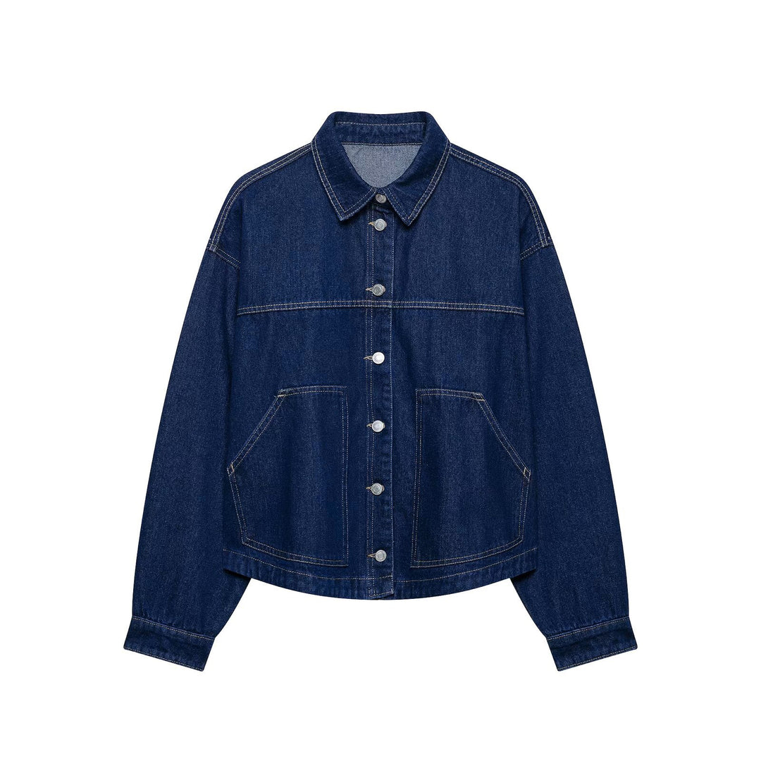 Women's Oversize Worker Jacket made of Cotton Twill Mune Fashion