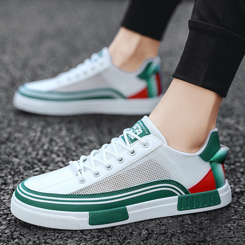 Unisex lightweight retro cup sole sneakers with breathable mesh, padded comfort insole and grippy rubber outsole Mune Fashion