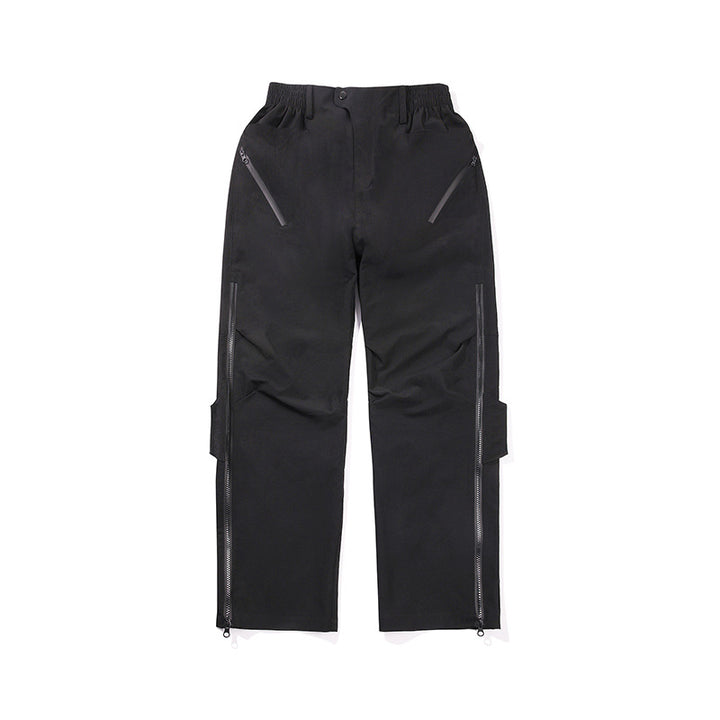 Men's Multifunctional Tech Cargo Pants with Side Zippers, Elastic Waistband and Tactical Flap Pockets Mune Fashion