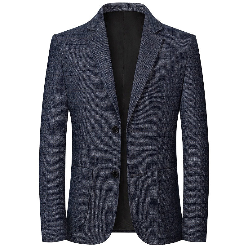 Men's Blazer Glencheck Slim Fit with Light Inner Lining Mune Fashion