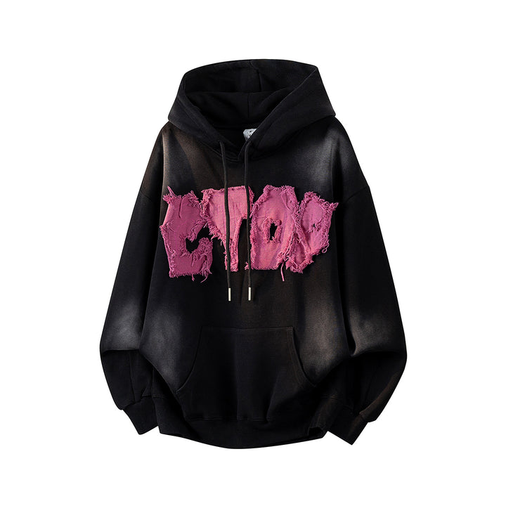 Unisex Oversize Hoodie with handwritten graphic print, kangaroo pocket & ribbed hem Mune Fashion