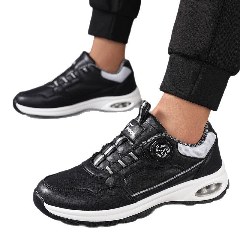 Men's sporty casual sneakers with air capsule heel cushioning, infinite click closure, and viscoelastic insole Mune Fashion