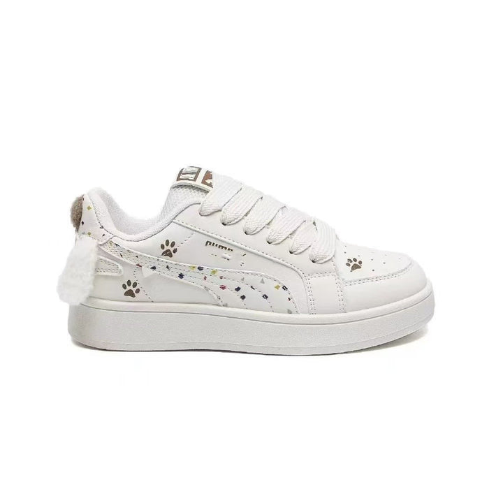 Women's sneakers with cute animal design and fluffy details Mune Fashion