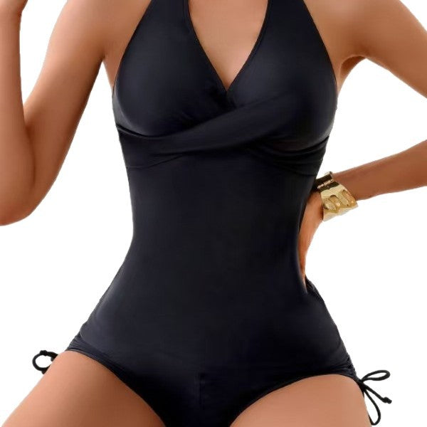 Women's ultra-modern tankini set with wrap top and stylish swim shorts Mune Fashion