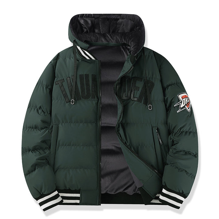 Men's lightweight quilted jacket with high collar and practical pockets Mune Fashion