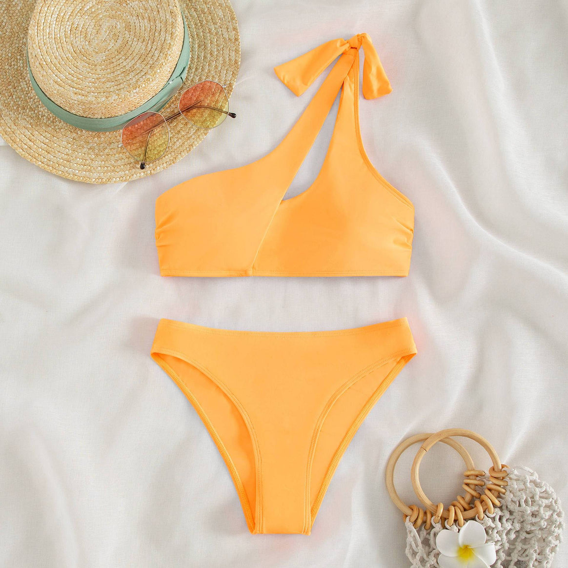 Women's asymmetrical bikini with trendy cut-outs Mune Fashion
