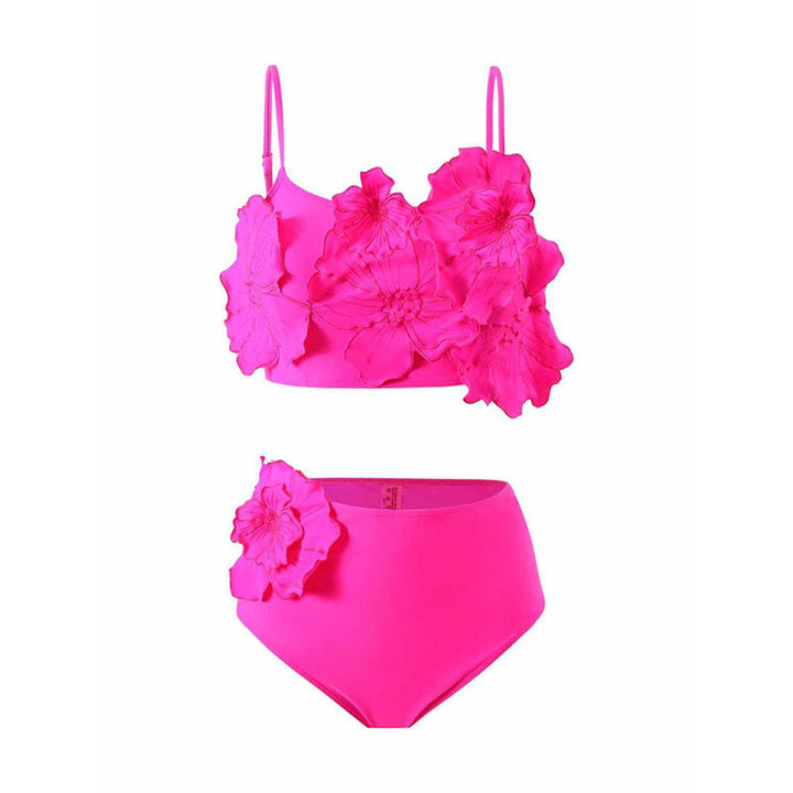Women's bikini set with floral appliqués Mune Fashion
