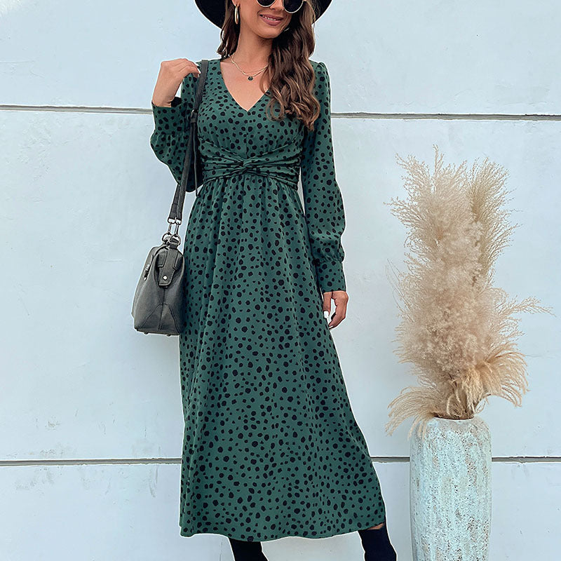 Women's Floral Maxi Dress with Wrap Effect Mune Fashion