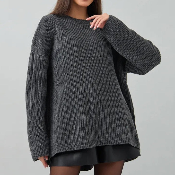 Women's Patterned Oversized Sweater