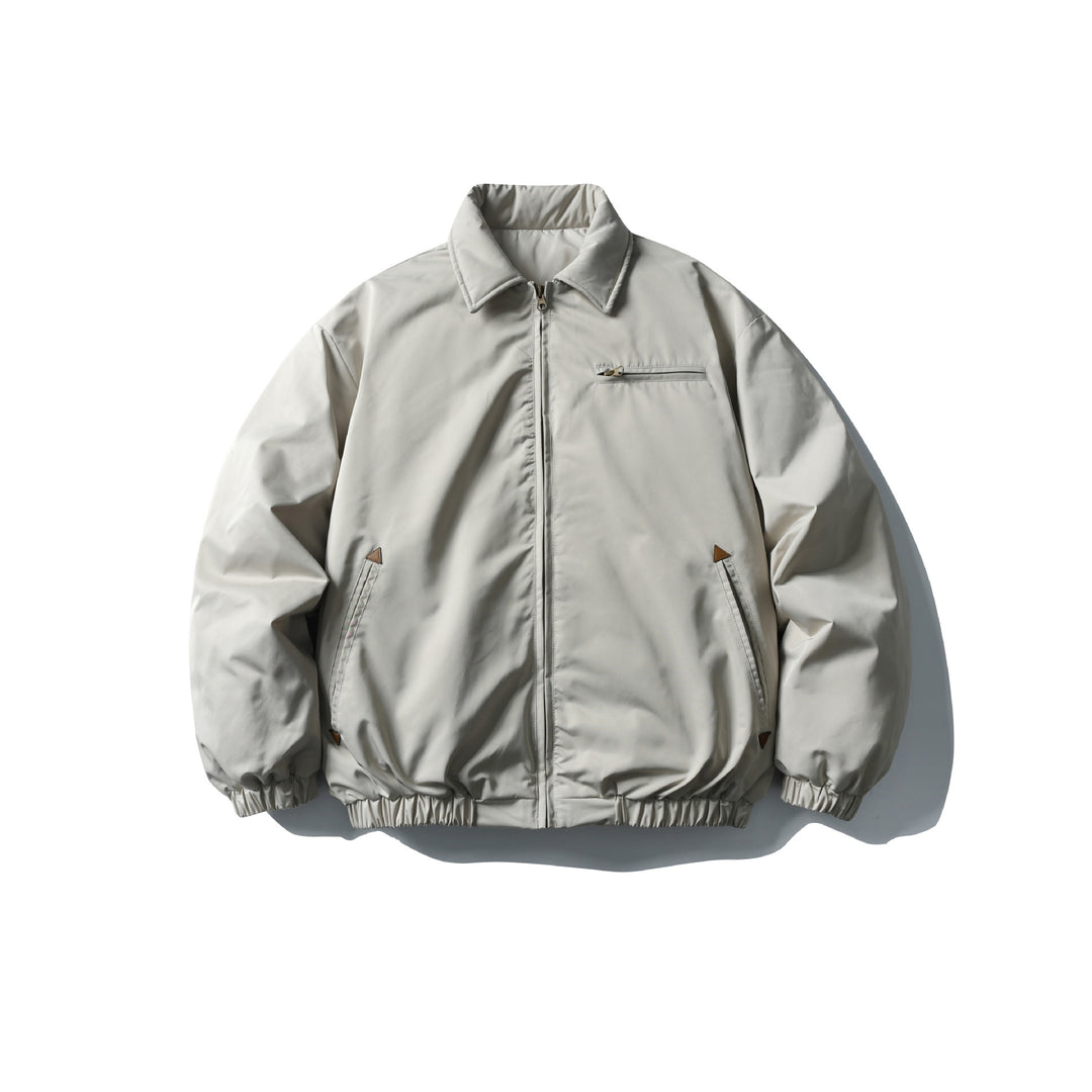 Men's Boxy Insulated Blouson with Zipper Chest Pocket Mune Fashion