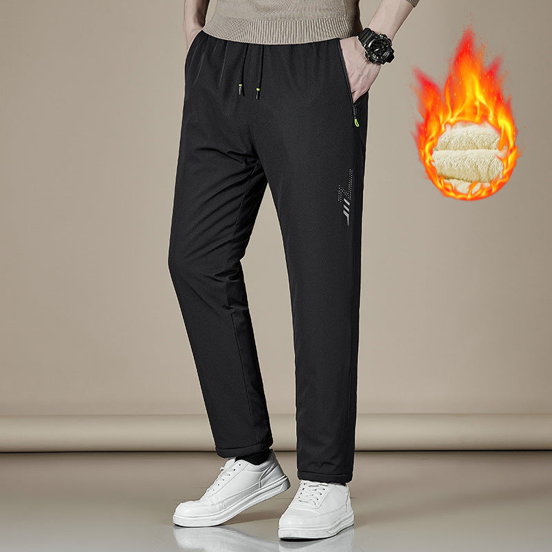 Men's nano windproof softshell pants with removable Sherpa lining Mune Fashion