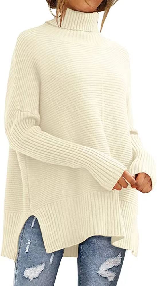 Women's Cozy Turtleneck Sweater Mune