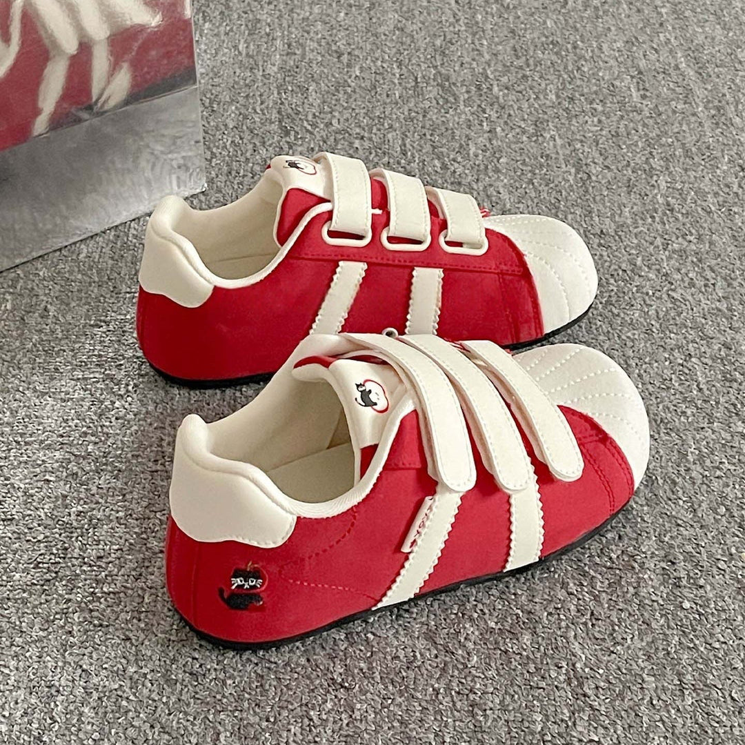 Women's sneakers with Velcro closure and funny animal design Mune Fashion