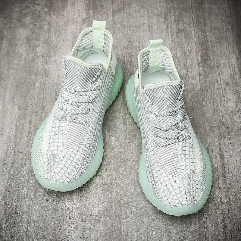 Unisex Knit Sneakers with sock-like shaft and profiled rubber sole Mune Fashion