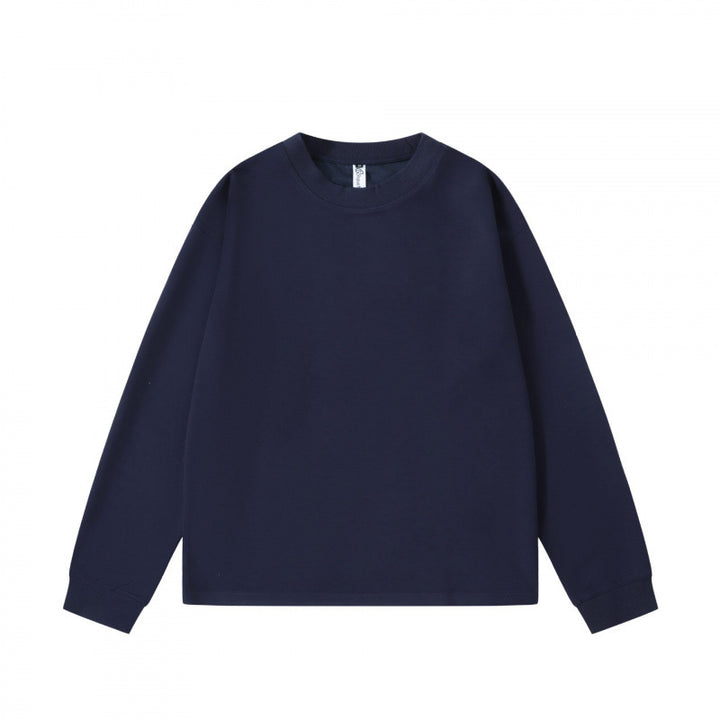 Unisex Oversized-Long Sleeve-Sweatshirt with Round Neck, French-Terry Quality and Ribbed Cuffs Mune Fashion