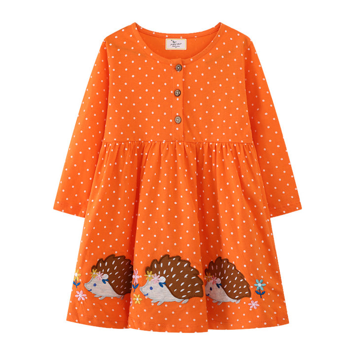Little Girl Long Sleeve Dress Mune Fashion