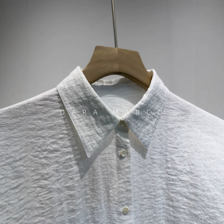 Women's Classic Button-Up Shirt Drune